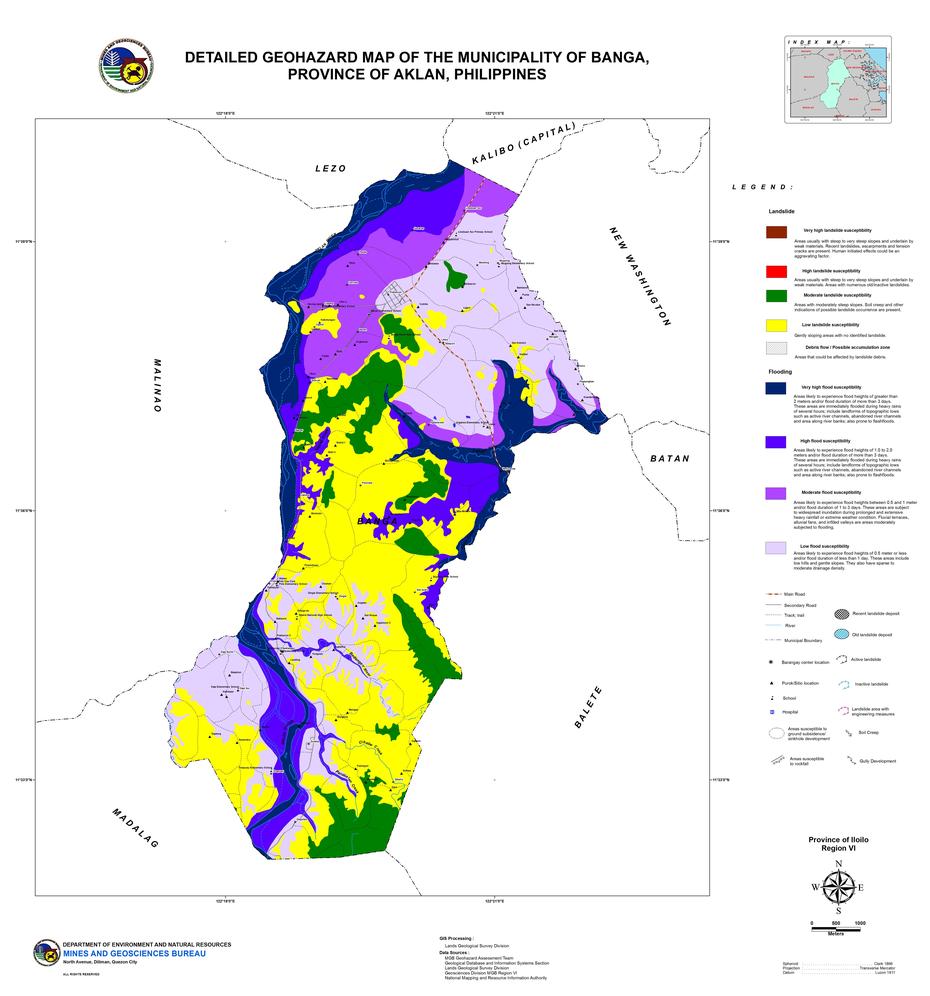 Geohazard Maps | Mgb6, Bañga, Philippines, Philippines  Outline, Old Philippine