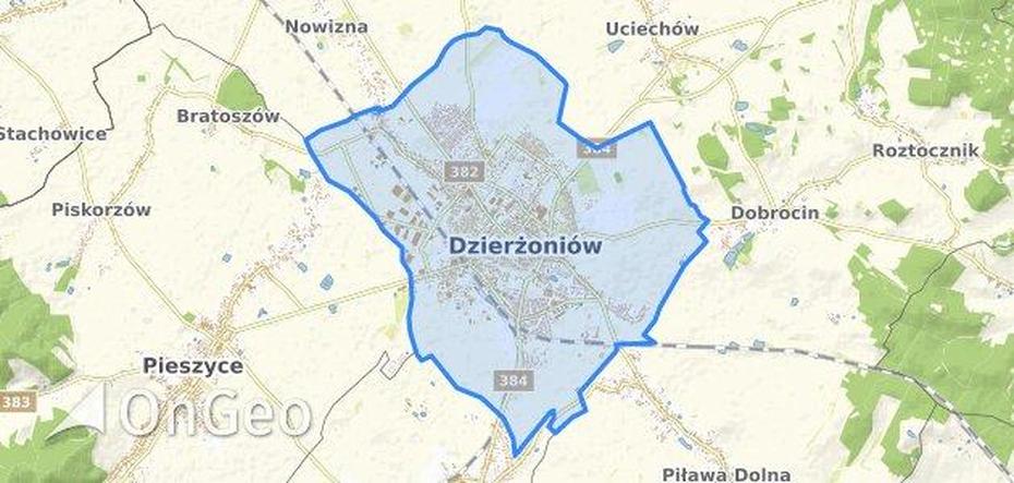 Geoportal Dzierzoniow – Dziaki Ewidencyjne Dzierzoniow, Dzierżoniów, Poland, Basen, Sokolniki