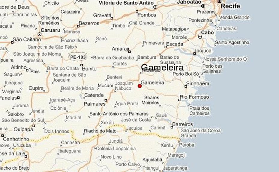 Guia Urbano De Gameleira, Gameleira, Brazil, Simple  Of Brazil, Of Brazil With Cities