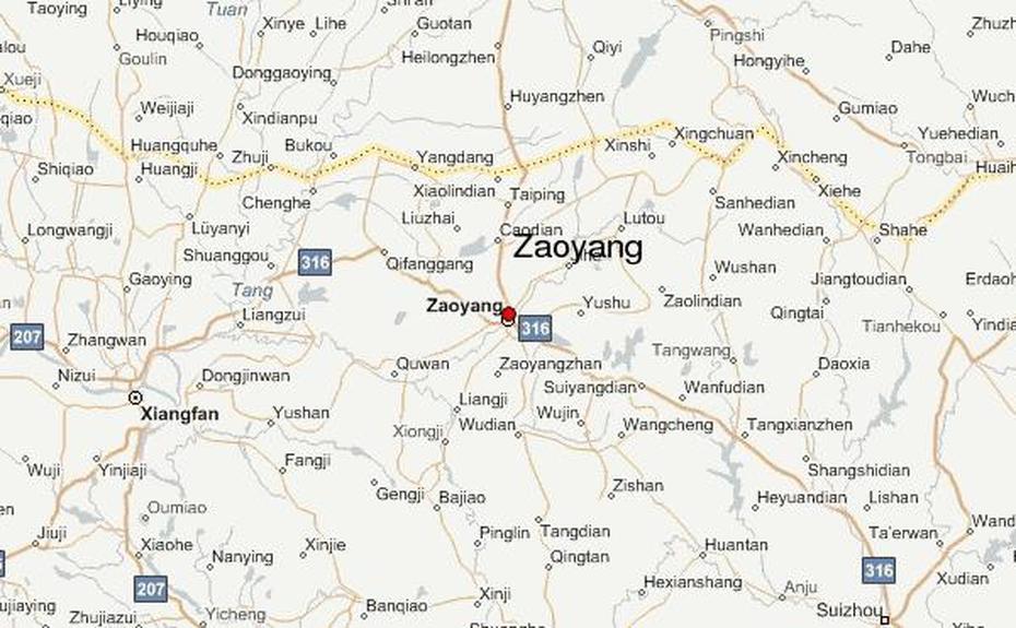 Guia Urbano De Zaoyang, Zaoyang, China, China  With Flag, Of China With Cities