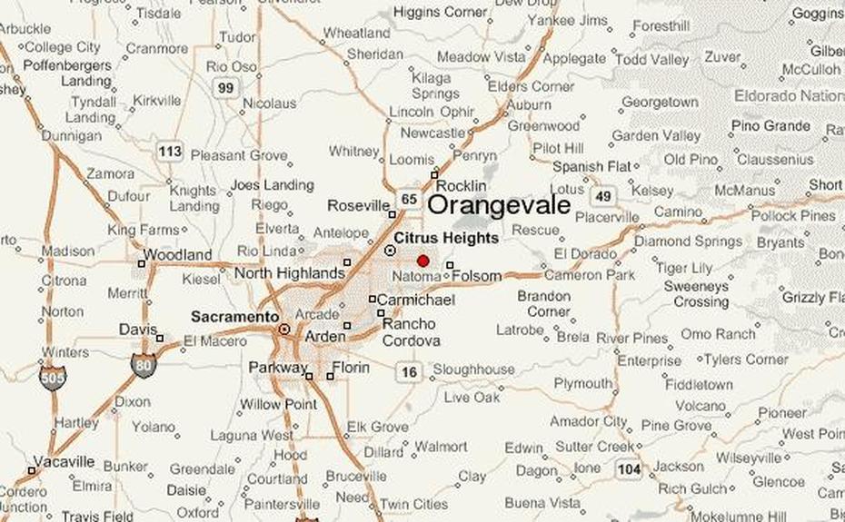 Guide Urbain De Orangevale, Orangevale, United States, Orangevale Zip Code, Orangevale Cali