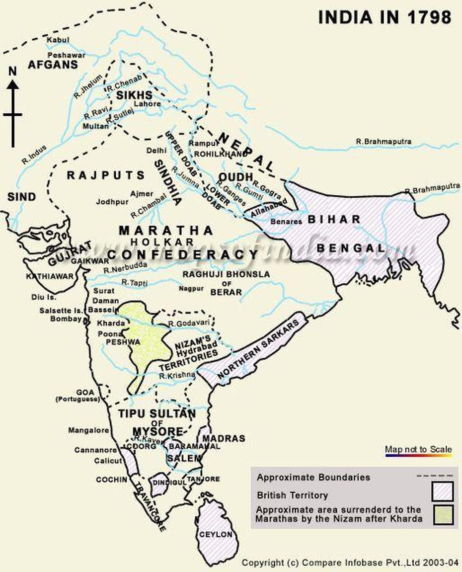 Khalsa Raj Map  Transborder Media, Khairtal, India, India  With City, India  Drawing