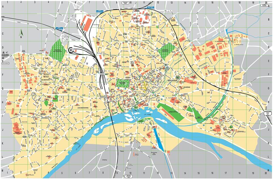 Large Nevers Maps For Free Download And Print | High-Resolution And …, Nevers, France, Nievre France, Rouen