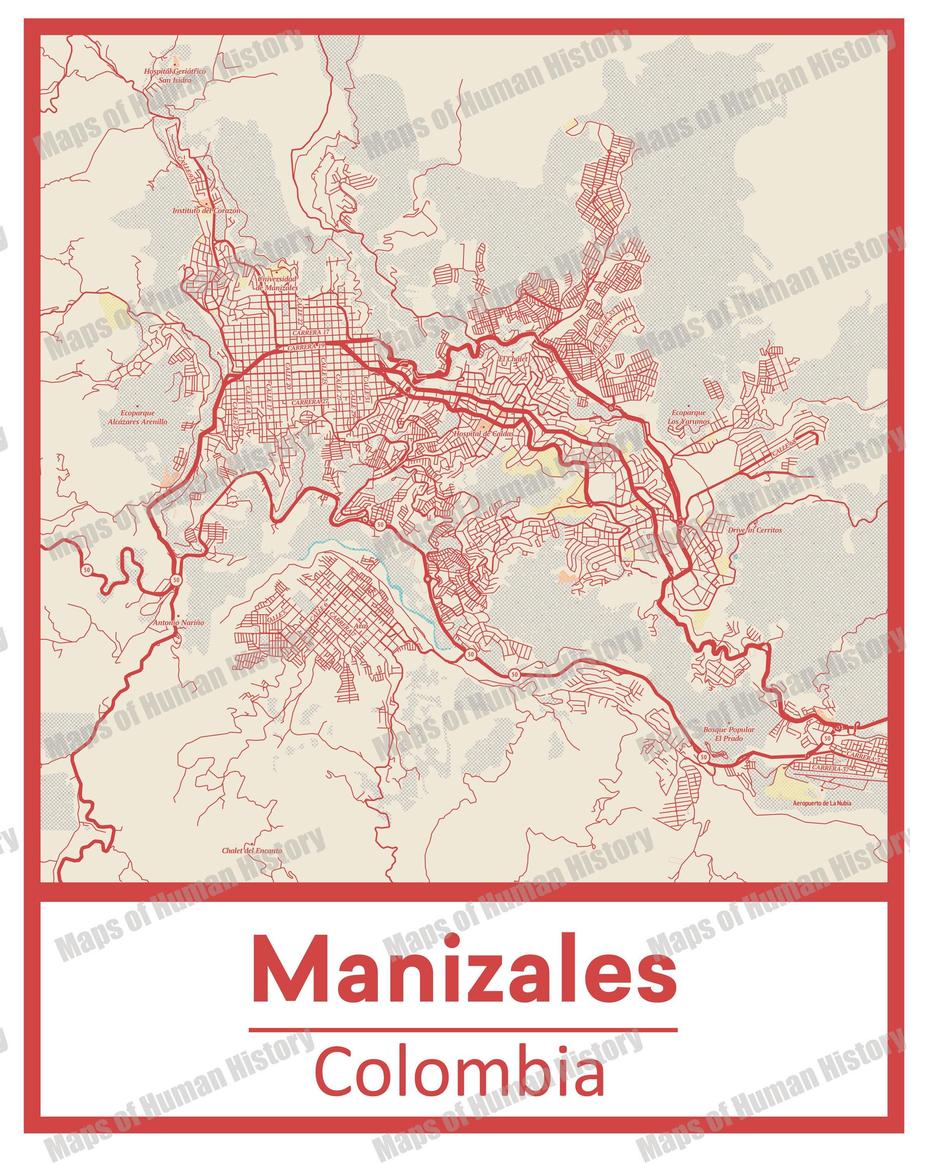 Manizales Fotos, Manizales A, Poster, Manizales, Colombia