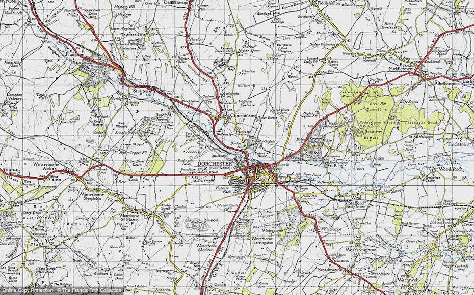 Map Of Burton, 1945 – Francis Frith, Burton, United States, United States World, Basic United States