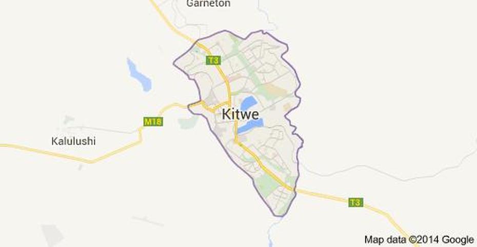 Map Of Kitwe, Zambia | Kitwe, Zambia, Map, Kitwe, Zambia, Zambia  Africa, Zambia World