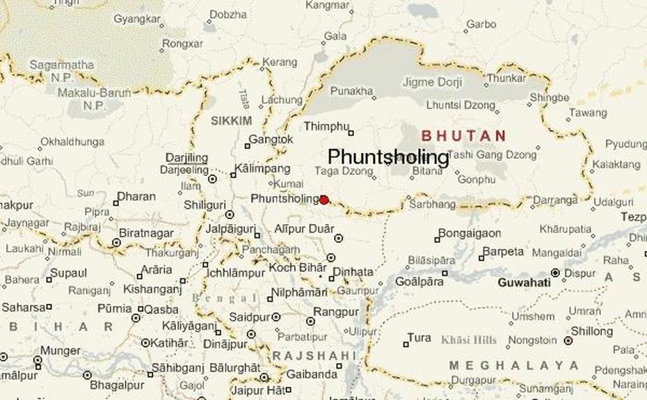 Phuntsholing Location Guide, Phuntsholing, Bhutan, Bhutan Gate, Images Of Bhutan