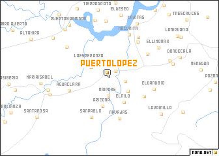 Puerto Lopez (Colombia) Map – Nona, Puerto López, Colombia, A De Puerto Colombia, Naturaleza Colombia