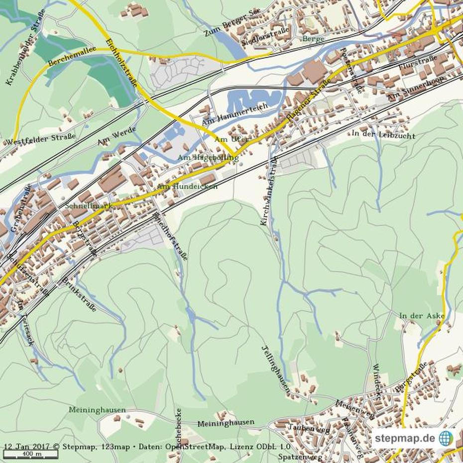 Stepmap – Rund Um Ennepetal – Landkarte Fur Welt, Ennepetal, Germany, Breckerfeld Germany, Germany Europe