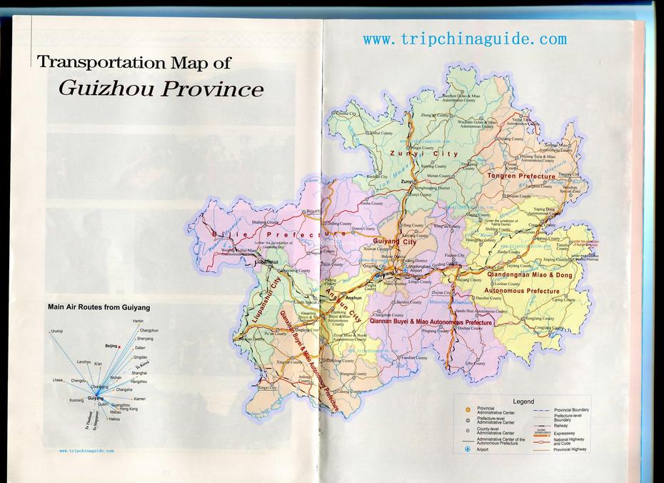 Transportation Map Of Guizhou Province – Maps Of Guizhou, Gaizhou, China, Hunan China, Qingdao China