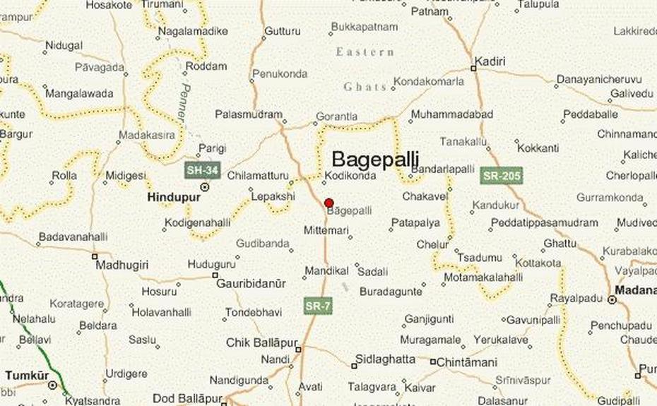 Bagepalli Location Guide, Bāgepalli, India, Chikballapur, Kurnool