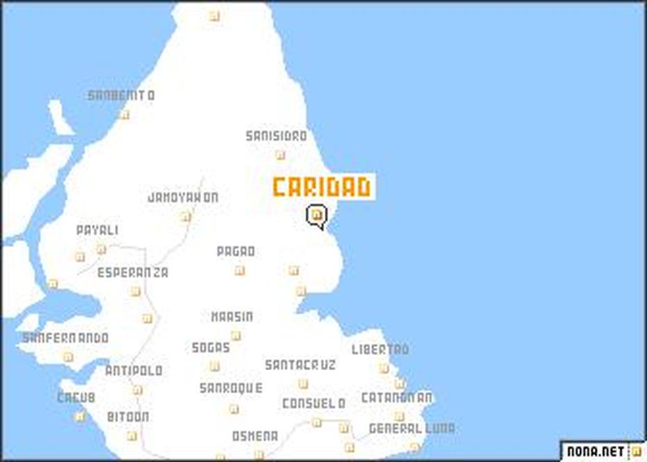 Caridad (Philippines) Map – Nona, Caridad, Philippines, Virgen Del  Cobre, Caridad De Cobre