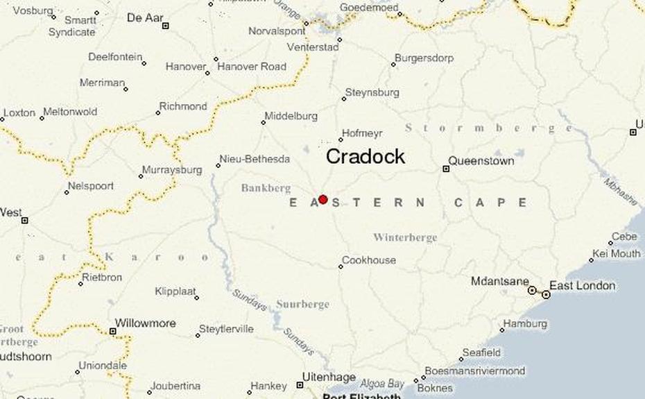 Cradock Location Guide, Cradock, South Africa, Cape South Africa, Cape Colony South Africa