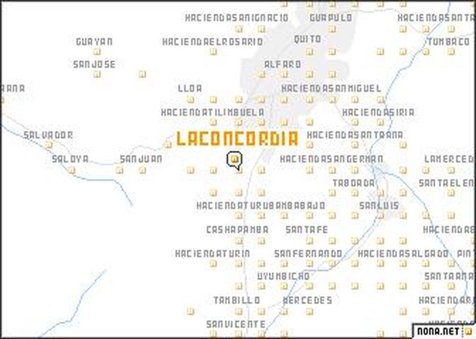 La Concordia (Ecuador) Map – Nona, La Concordia, Ecuador, Cotacachi  City, Cotacachi  Imbabura