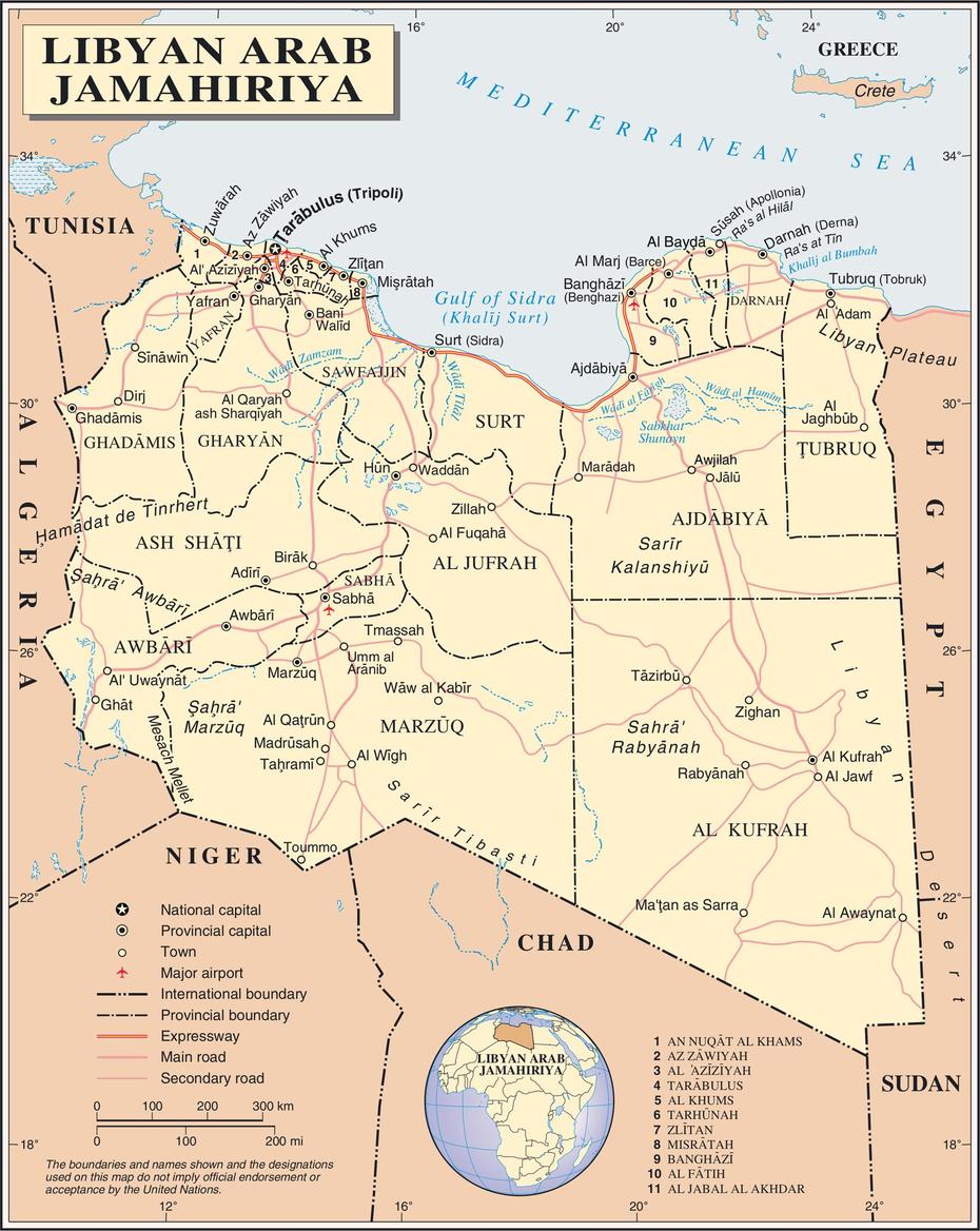 Libya Map Africa – Libya Travel Advice & Safety | Smartraveller : Map …, Ajdābiyā, Libya, Libya Political, Libya Physical