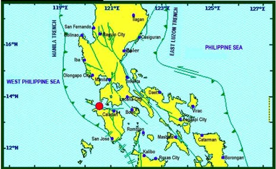 Magnitude 3.6 Earthquake Jolts Calatagan | Inquirer News, Canagatan, Philippines, Philippines  Luzon Manila, Cebu Island Philippines