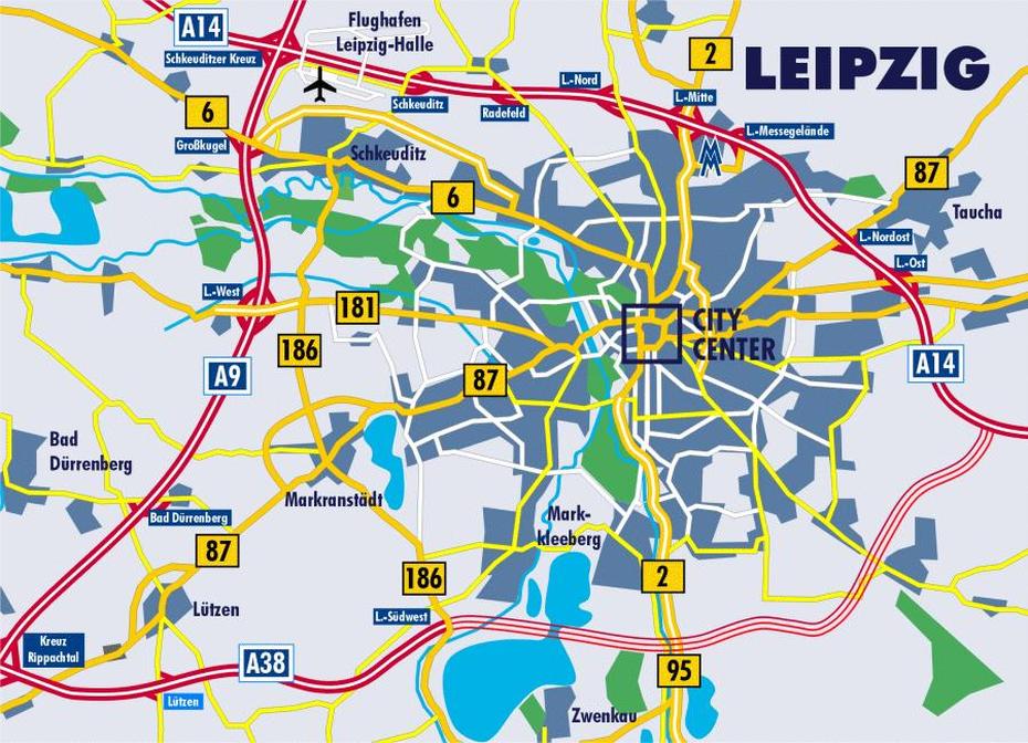 Map Of Leipzig Germany, Leipzig, Germany, Sembach Germany, Essen Germany