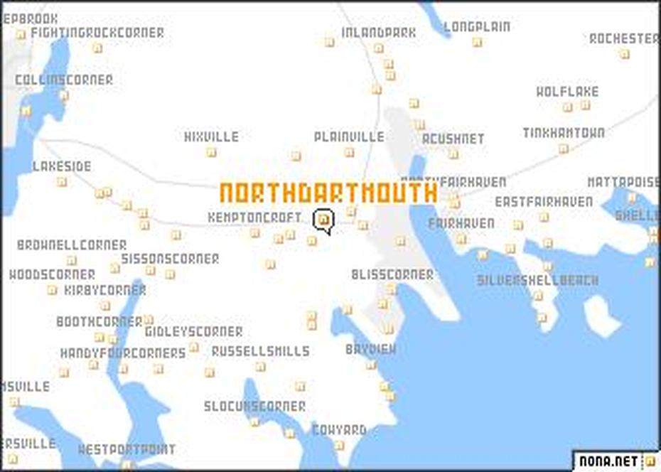 North Dartmouth (United States – Usa) Map – Nona, Dartmouth, United States, Dartmouth Ma, Of Dartmouth Nova Scotia