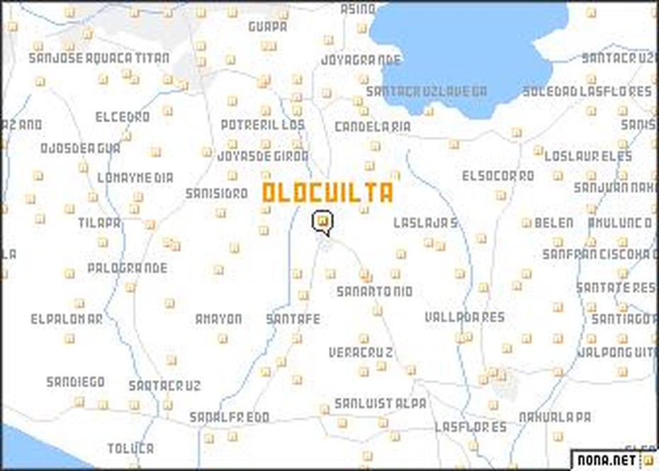 Olocuilta (El Salvador) Map – Nona, Olocuilta, El Salvador, El Salvador Travel, Termos Del Rio El Salvador