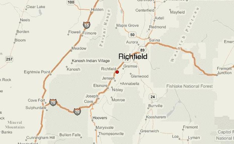 Richfield, Utah Location Guide, Richfield, United States, Richfield Ohio, Richfield Wi