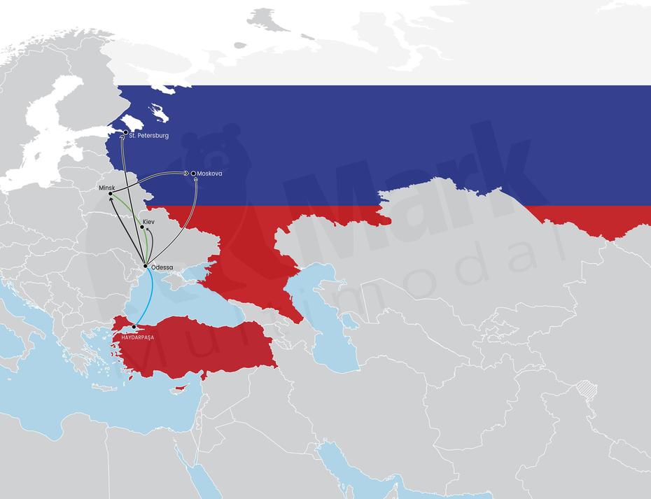 Russia States, Russia  With Countries, , Marks, Russia