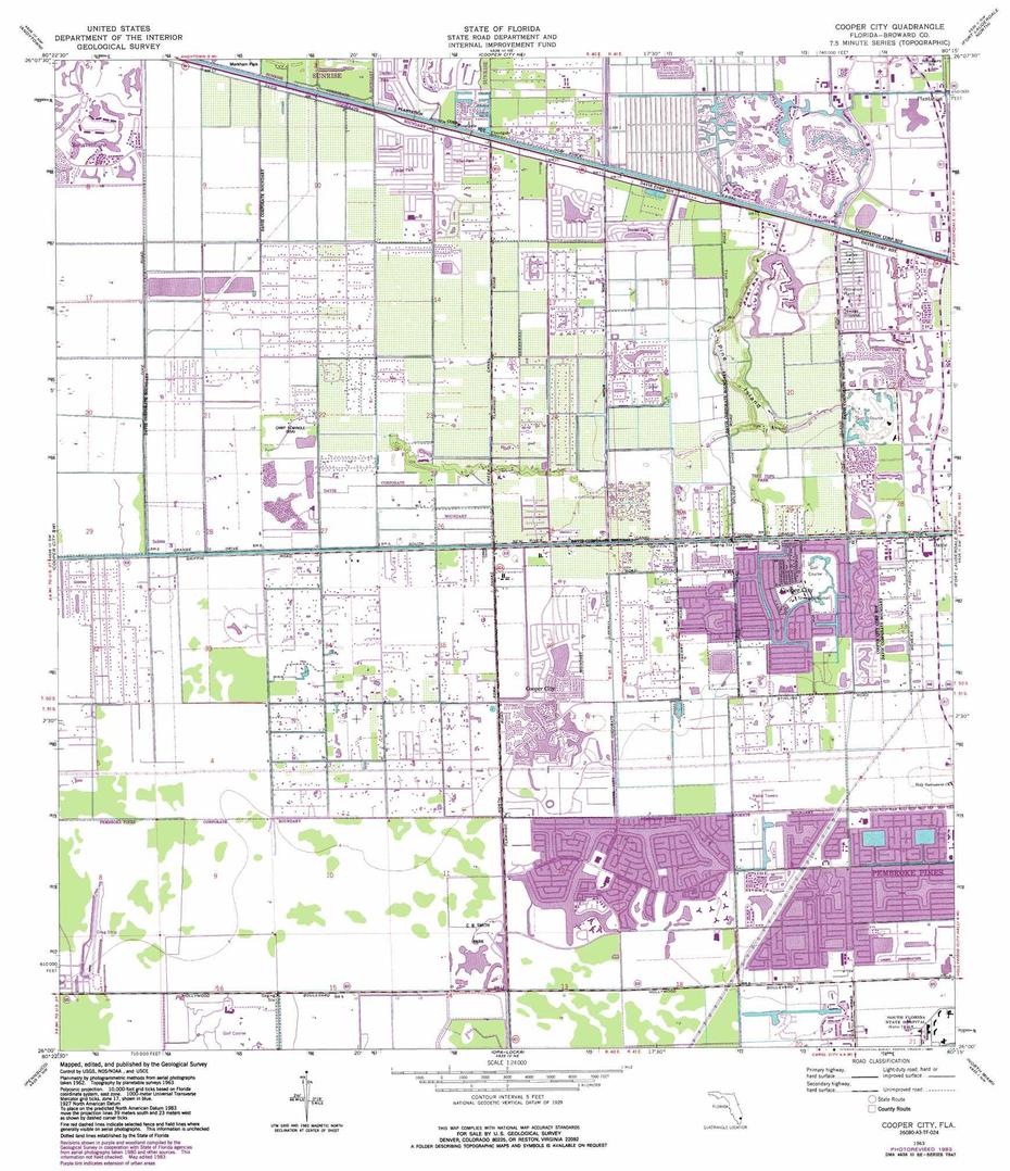 Usa  With State And City Names, United States  Oceans, Usgs, Cooper City, United States