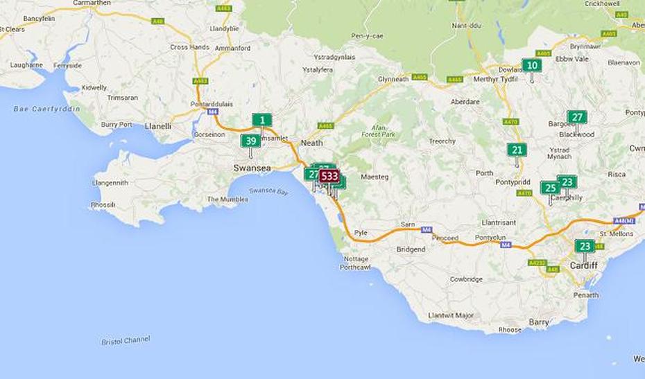 World Air Quality Index Map Ranks Port Talbot, Wales As Worst In World, Port Talbot, United Kingdom, Neath Port Talbot Area, Talbot County