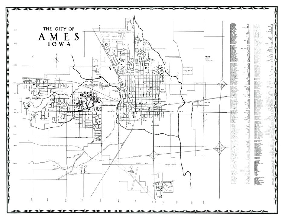 1969 City Of Ames Map : Free Download, Borrow, And Streaming : Internet …, Amés, Spain, Amsterdam Street, Amsterdam Terminal