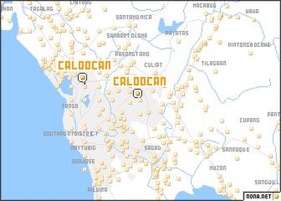 Caloocan (Philippines) Map – Nona, Caloocan City, Philippines, Monumento Caloocan, Las Pinas City