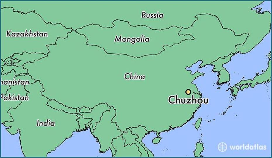 Where Is Chuzhou, China? / Chuzhou, Anhui Map – Worldatlas, Chuzhou, China, Zhanjiang China, Lishui China