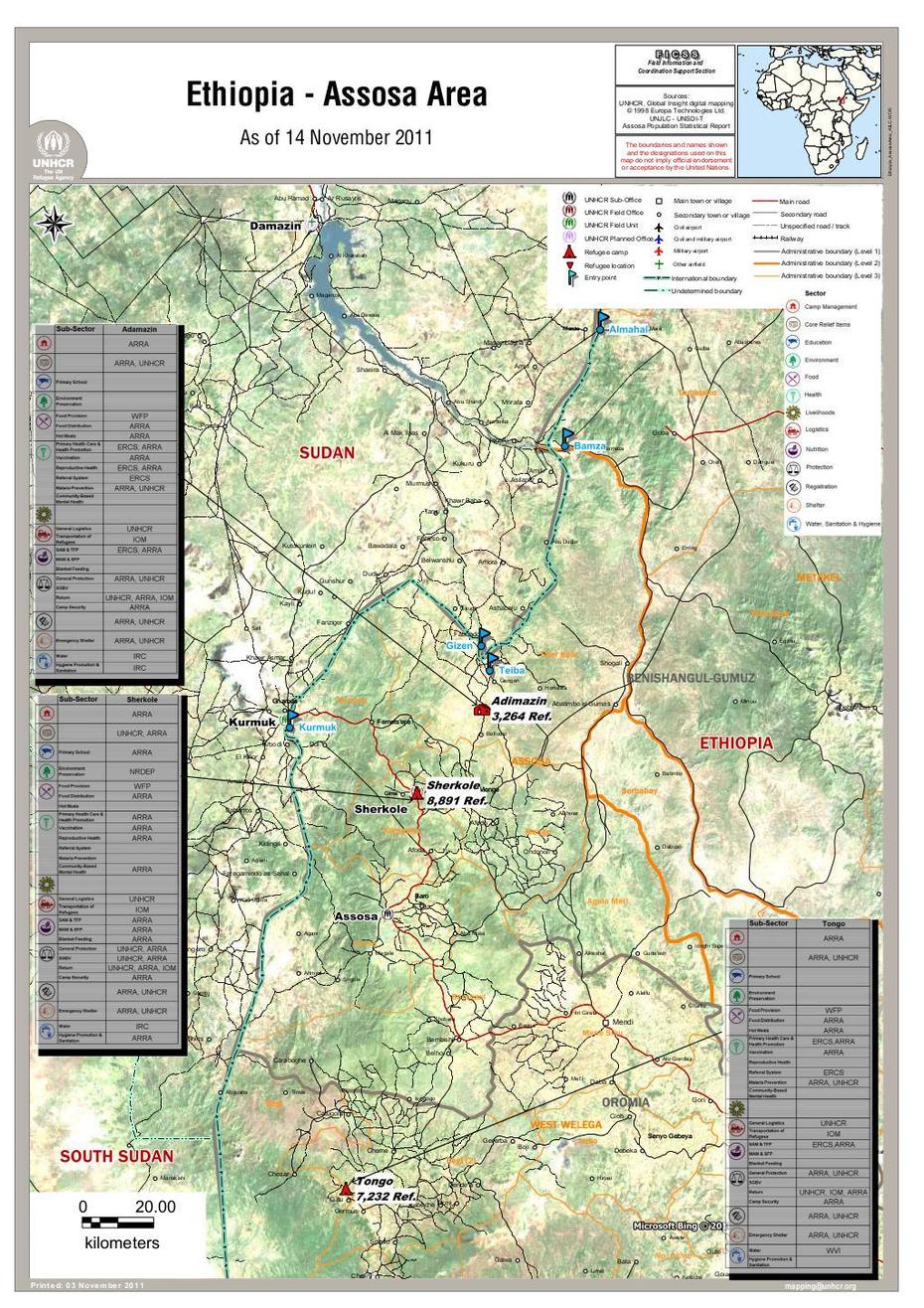 Document – Ethiopia – Assosa Area – 14 November 2011, Āsosa, Ethiopia, Ethiopia Elevation, Ethiopia  Outline