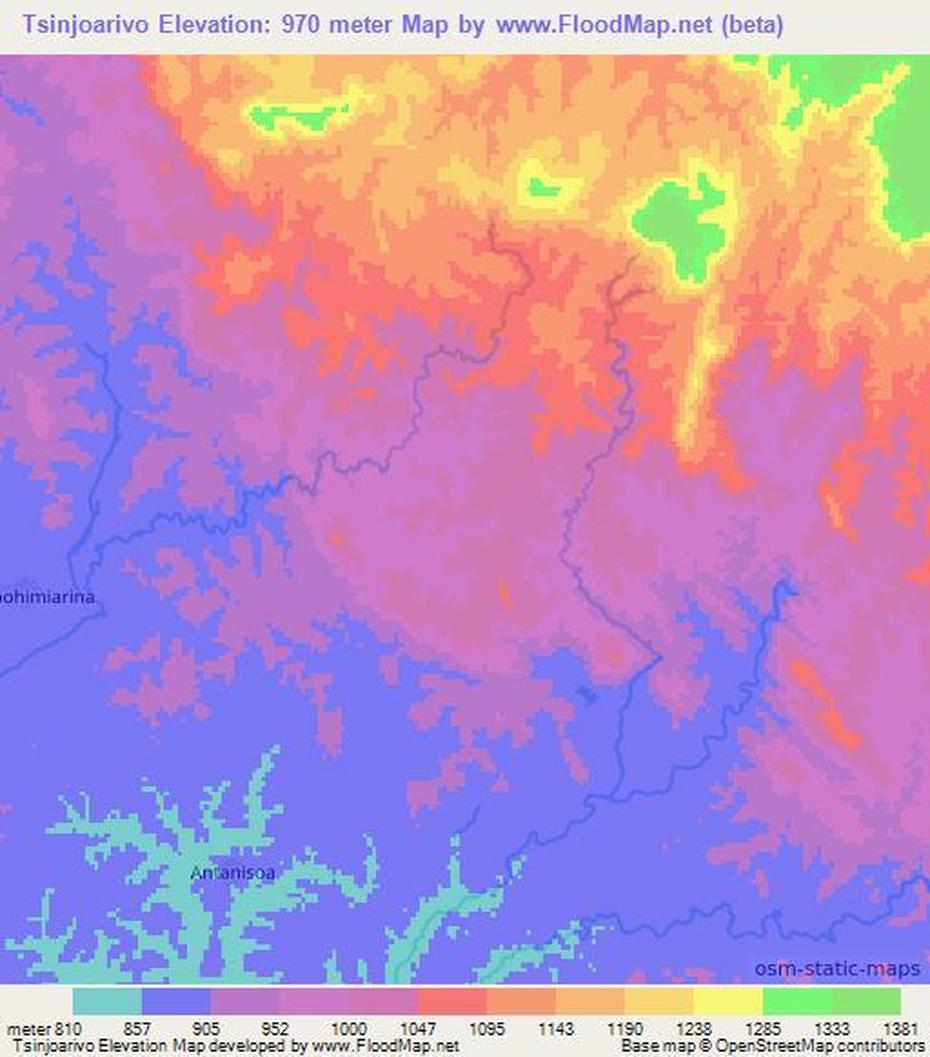 Elevation Of Tsinjoarivo,Madagascar Elevation Map, Topography, Contour, Tsinjoarivo, Madagascar, Dwarf  Lemur, Madagascar Topography