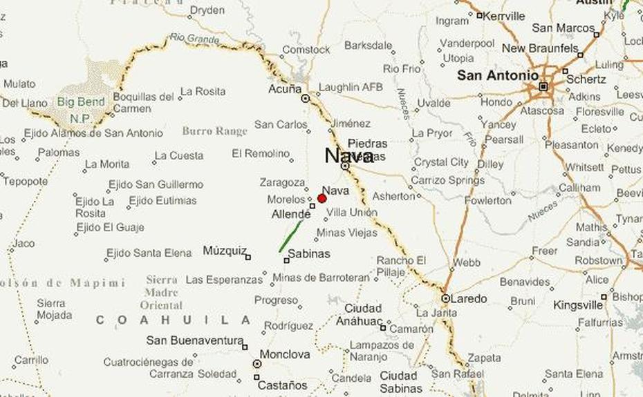 Guia Urbano De Nava, Nava, Mexico, San Lorenzo Mexico, Torreon Mexico