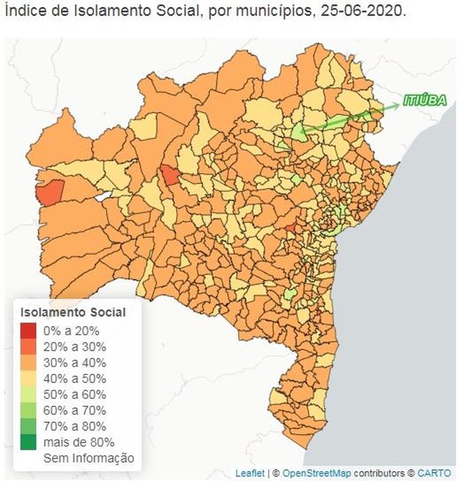 Itiuba Alcanca A Marca Superior A 50% No Indice De Isolamento Social …, Itiúba, Brazil, Brazil  Clip Art, Rivers Of Brazil