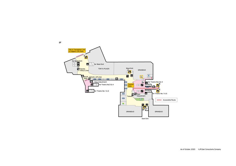 Jr-East:Guide Maps For Major Stations (Kamata Station), Kamata, Japan, Kamata, Japan