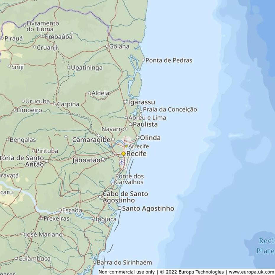 Map Of Olinda, Brazil | Global 1000 Atlas, Nova Olinda Do Norte, Brazil, Nova Olinda Do Norte, Brazil