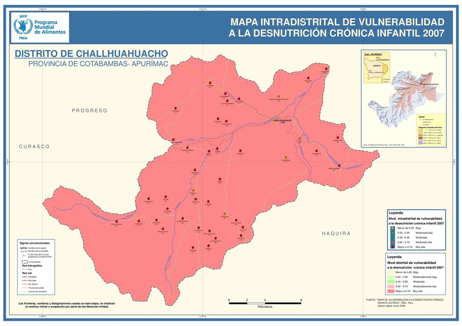 Mapa Vulnerabilidad Dnc, Challhuahuacho, Cotabambas, Apurimac By World …, Chalhuanca, Peru, Ica Peru, Peru Capital