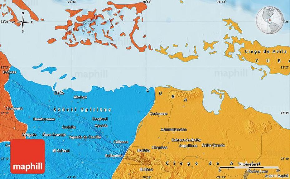 Political Map Of Aguada De Pasajeros, Aguada De Pasajeros, Cuba, Cienfuegos  Province, A De Aguada Puerto Rico