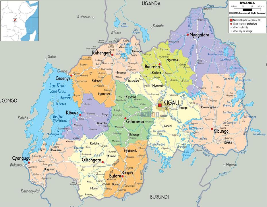 Rwanda On Africa, Physical  Of Rwanda, Rwanda, Gatunda, Rwanda