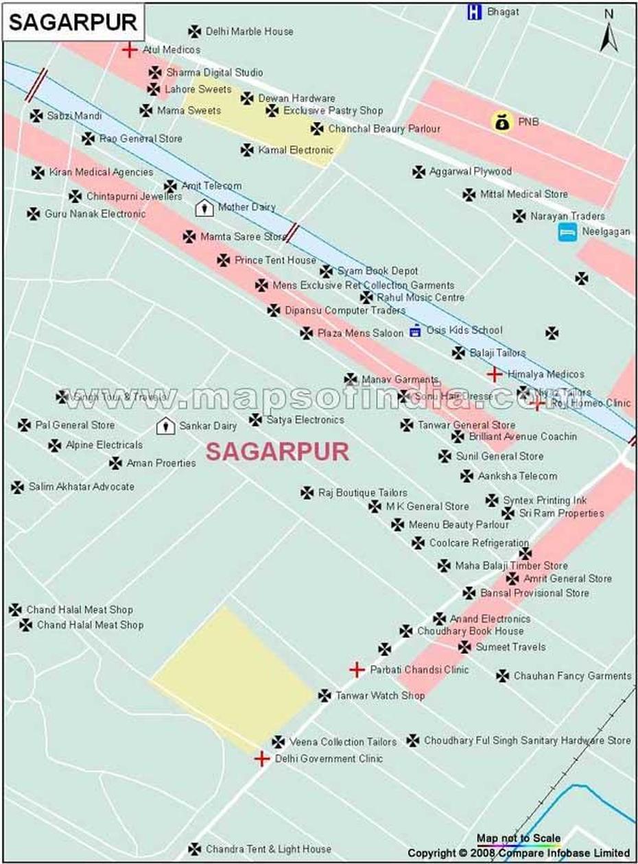 Sagarpur Map, Sārangpur, India, Di  Mani, India  With Cities