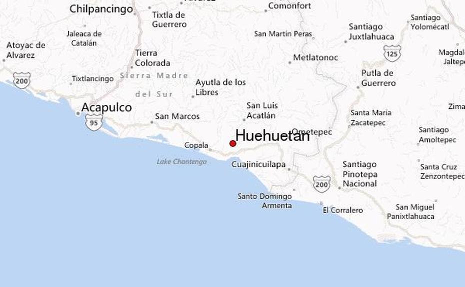 Spanish Mexico, Detailed  Mexico, Para Huehuetan, Huehuetán, Mexico