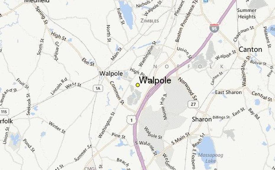 Walpole Massachusetts, Street  Of Middleboro Ma, Record, Walpole, United States