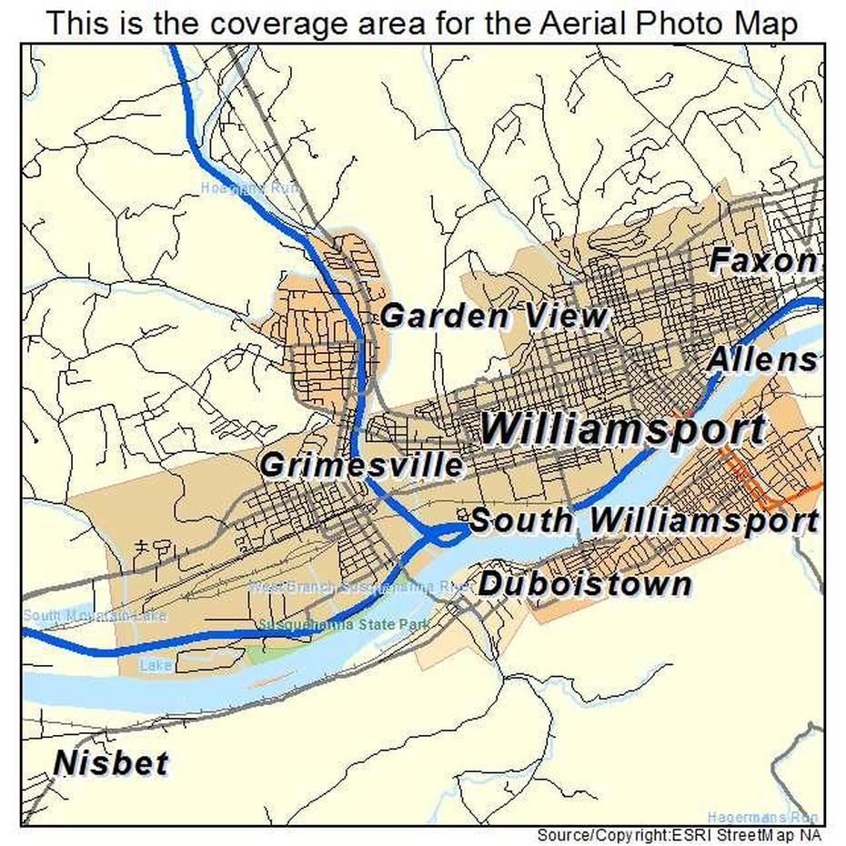 Aerial Photography Map Of Williamsport, Pa Pennsylvania, Williamsport, United States, Genetti Hotel Williamsport Pa, Williamsport Ohio