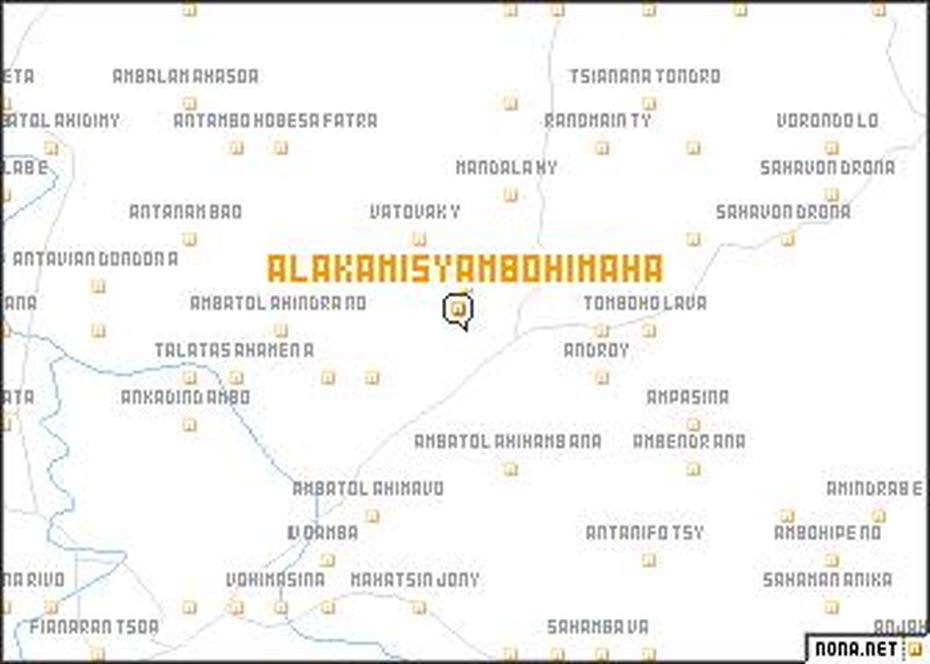 Alakamisy-Ambohimaha (Madagascar) Map – Nona, Alakamisy Itenina, Madagascar, Madagascar Road, Madagascar Mountains