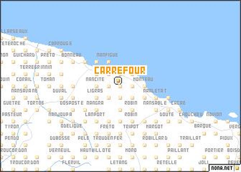 Carrefour (Haiti) Map – Nona, Carrefour, Haiti, La Boule Haiti, Gressier Haiti