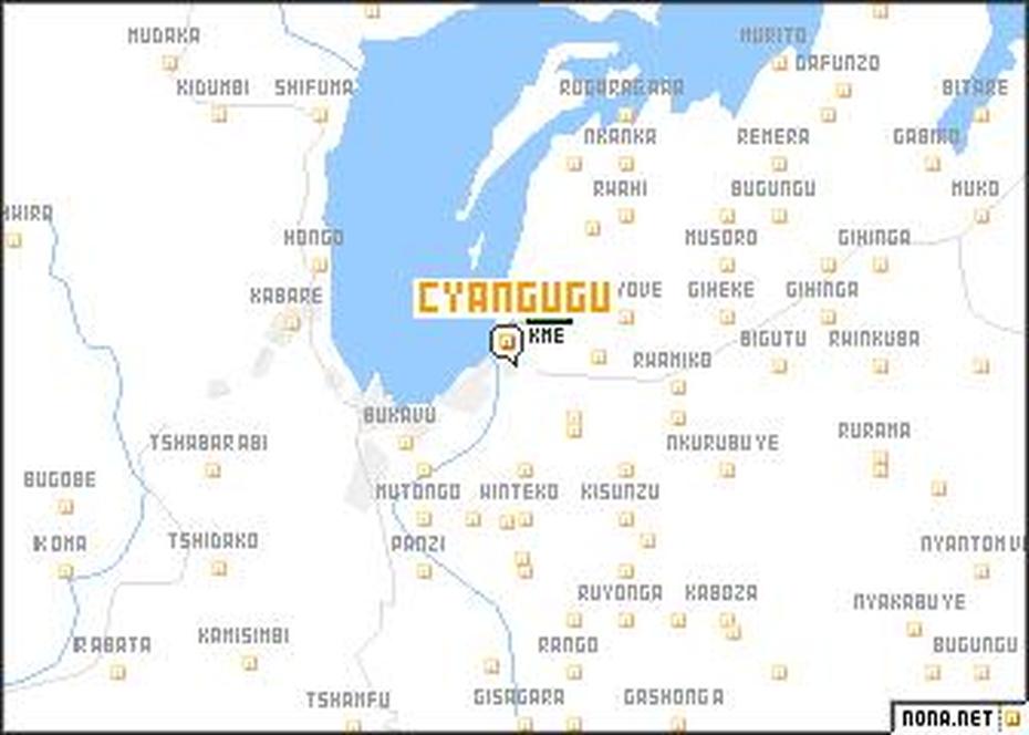 Cyangugu (Rwanda) Map – Nona, Cyangugu, Rwanda, Rwanda Lakes, Carte Du Rwanda