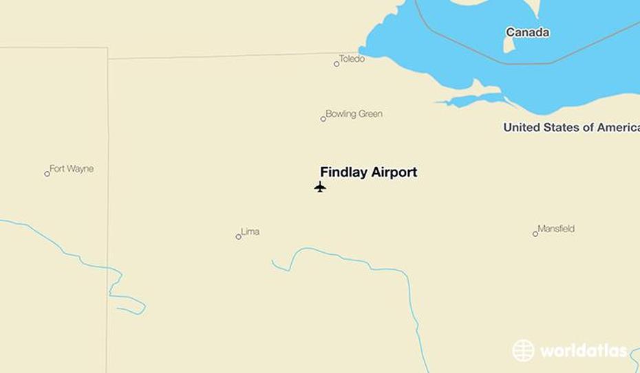 Findlay Ohio Area, Findlay Ohio Flood Zone, Findlay Airport, Findlay, United States