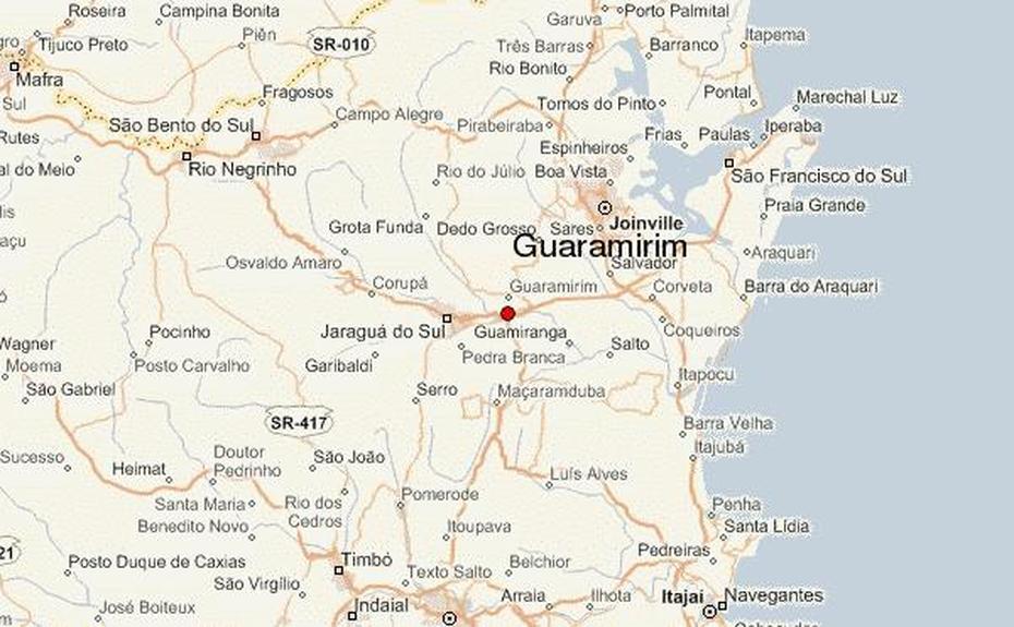 Guaramirim Location Guide, Guaramirim, Brazil, Brazil  Printable, Simple Brazil