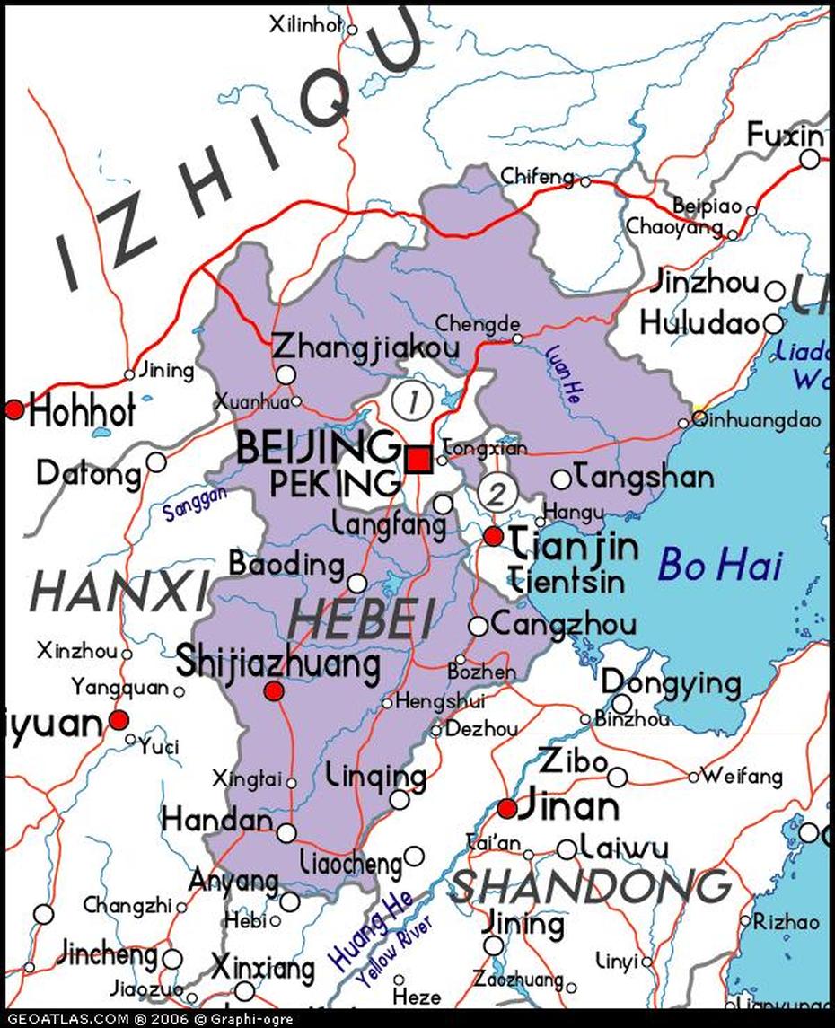 Hebei China Map, Bazhou, China, Kaifeng China, Fuzhou China Airport