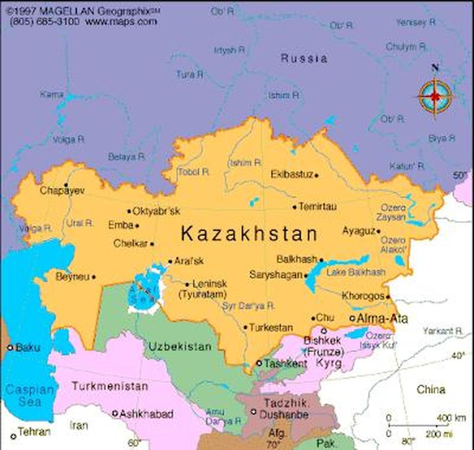 Kazakhstan Map Political Regional | Maps Of Asia Regional Political City, Shelek, Kazakhstan, Kazakhstan Russia, Kazakhstan Europe